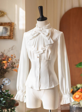 【森林以南】原创春秋衬衣内搭lolita洛丽塔复古典法式CLA