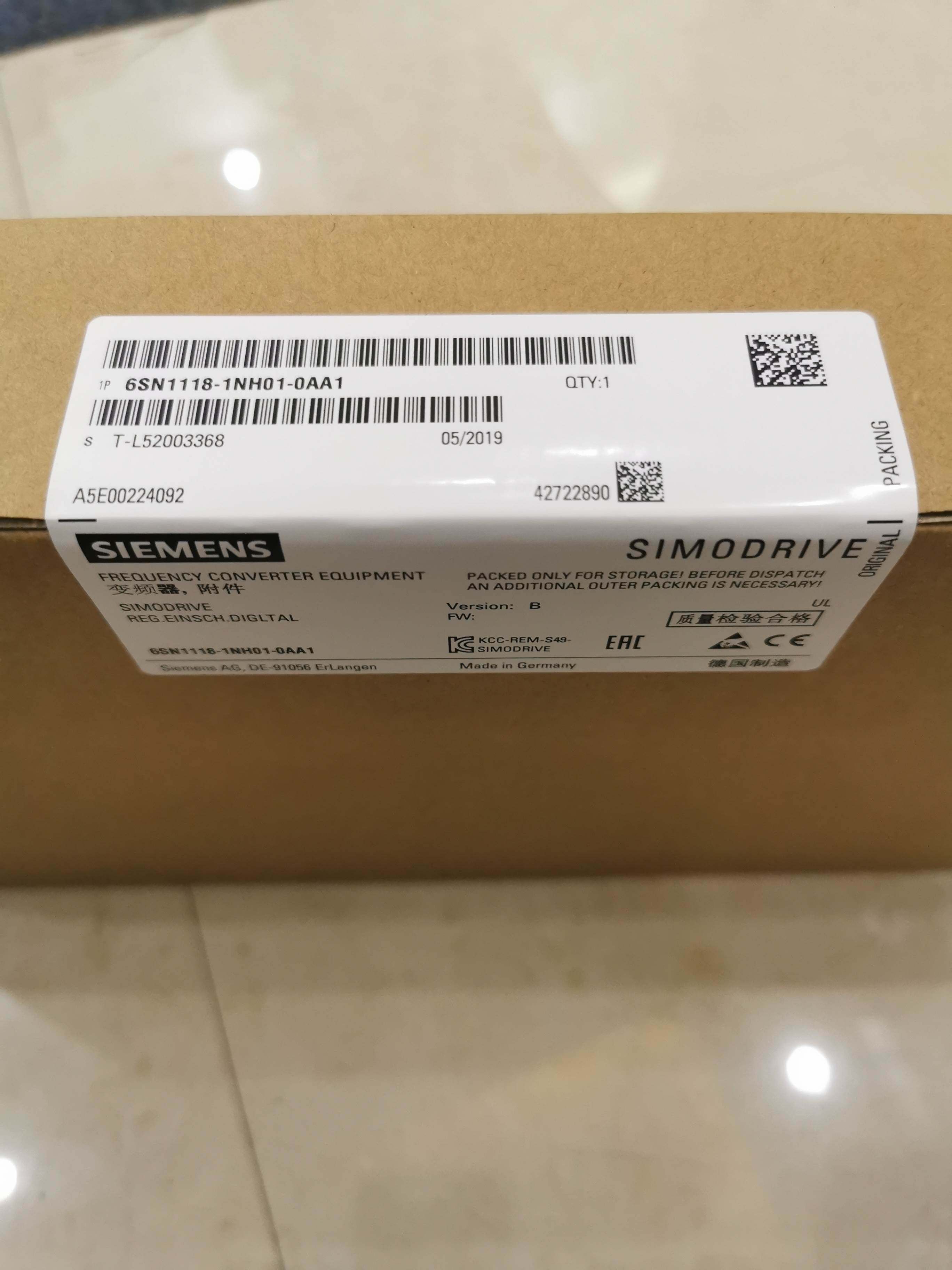 原装西门子1118伺服控制轴卡6sn1118-1nh01-0aa1全新现货询价