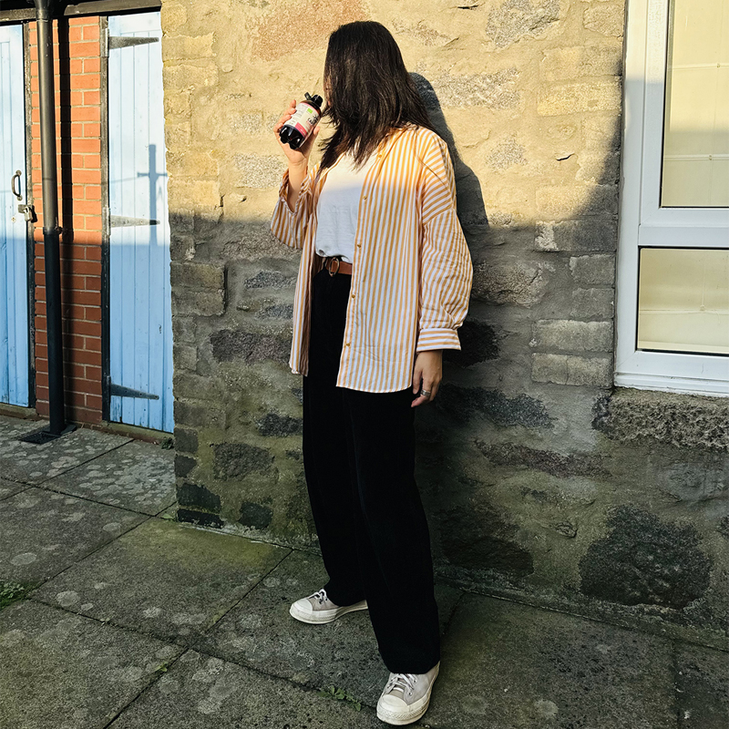 衬衫sessun长袖贝壳扣宽松