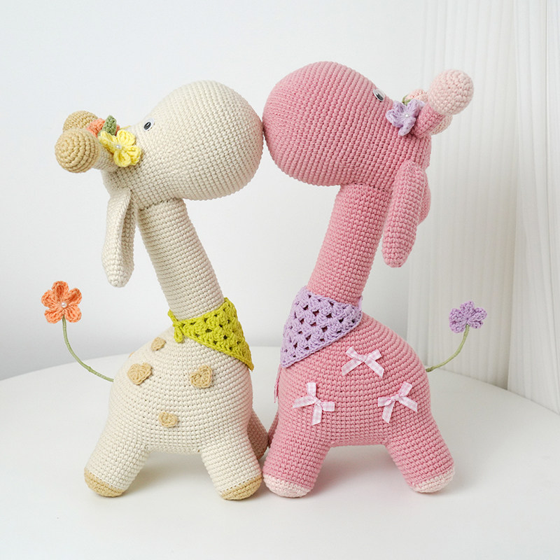 手工编织diy钩针玩偶材料包勾线针织毛线团卡通玩偶儿童生日礼物