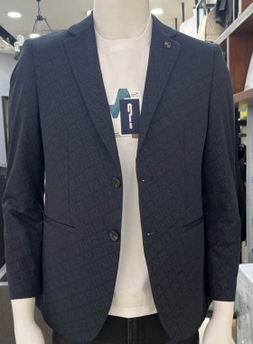 2023春季新款优卡库男士青年时尚休闲便服单西外套西服货号22876