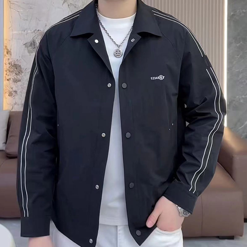 2025春季新款卡地尼男士青年时尚潮流休闲夹克外套货号41J210110