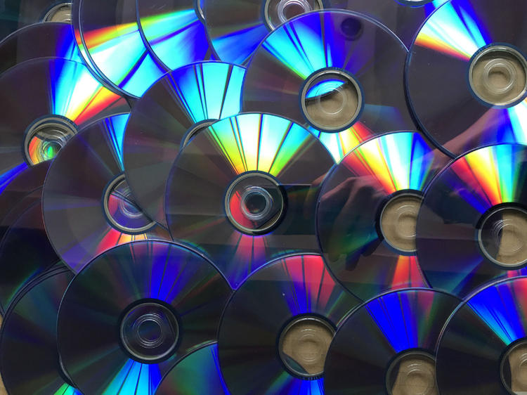 全新美观反光 dvd报废光盘废旧cd处理 驱鸟 设计装饰手工反光碟片