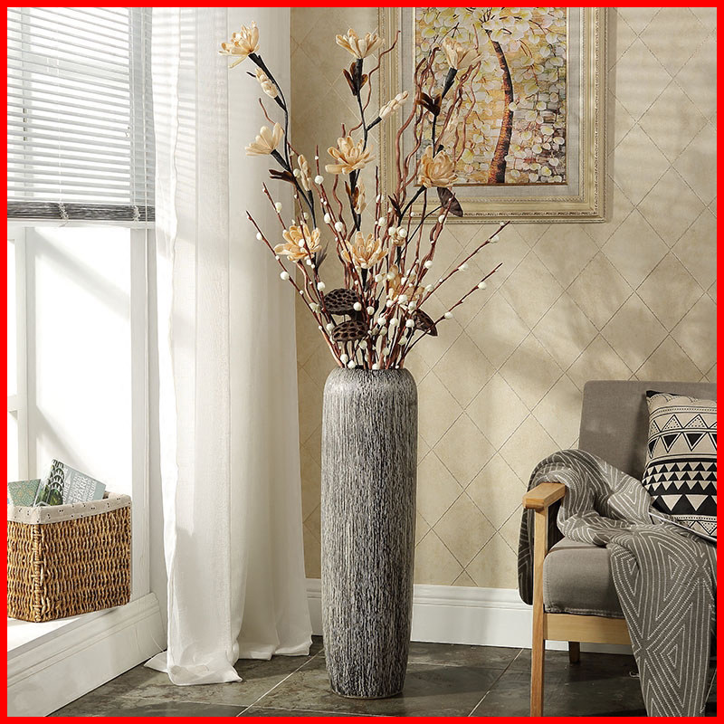 景德鎮陶瓷落地花瓶大擺件大號歐式客廳裝飾幹花插花套裝北歐美式在類目 家居飾品, 花瓶/花器/仿真花/仿真飾品, 花器/花瓶, 花瓶中 - 來自Buy2taobao.com提供專業的淘寶代購服務
