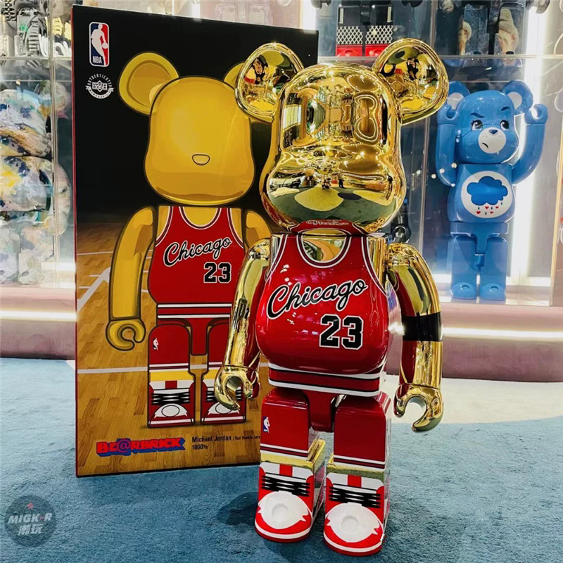 bearbrick400%暴力熊梵高向日葵兔子星月空摆件潮流玩具