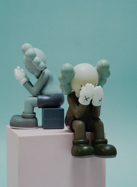 12cm坐姿车饰潮流公仔摆件玩偶潮流潮牌sz-sujiao-考斯芝麻街