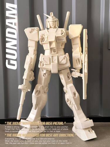 MMJ骷髅 RX-78-2高达STRICT-G同款大雕塑摆件潮流ins机器人机械人