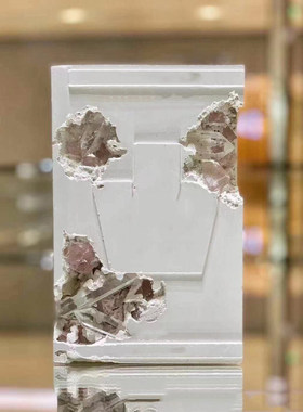真水晶砂岩定制字母腐蚀艺术品