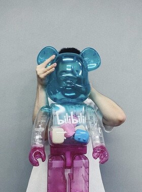 bearbrick1000%78cm暴力熊儿童雕塑摆件网红阿耨手办i乔丹篮球