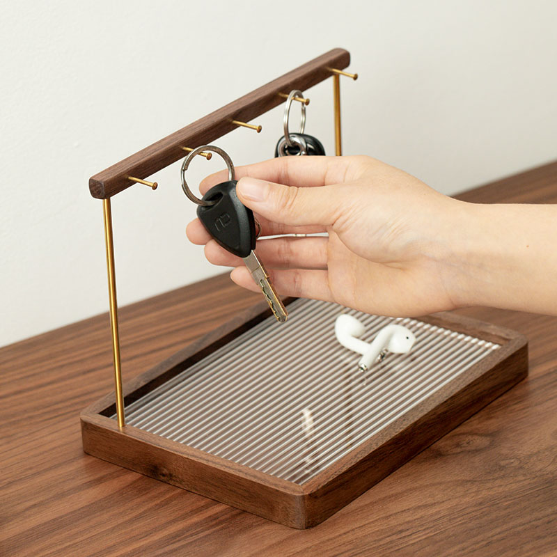 实木入户门玄关钥匙收纳盒