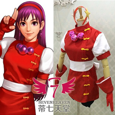 【蒂七天堂】 cosplay定做  .kof 皇拳98版 麻宮雅典娜
