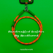 两针一线手机绳真皮手机壳挂绳斜挎可背调节万能挂绳多功能背带