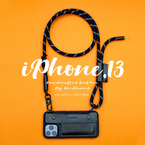 挂绳斜挎式可背苹果钱包款手机壳