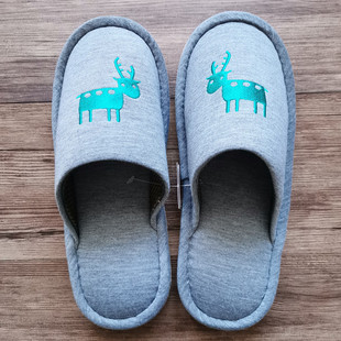 厂家直销 猫咪包头家居静音防滑地板拖鞋 日单拖鞋 春秋男女情侣日式