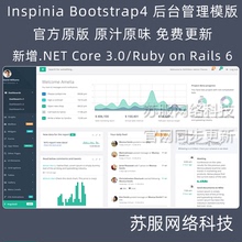 INSPINIA H+  bootstrap响应式后台管理模板前端模版 H5 UI