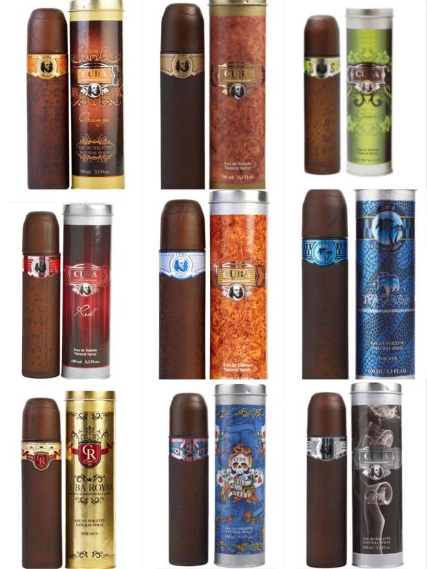 Cuba 古巴男士香水 Gold Green  Red  Blue  Royal  Winner 100ML