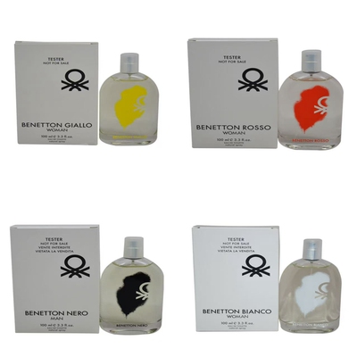 Benetton贝纳通 女士男士香水森绿  亮黄 火红 湛蓝