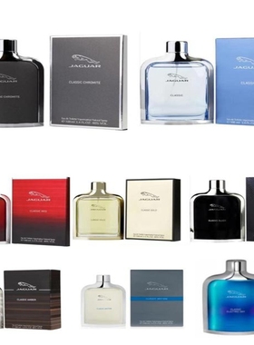 JAGUAR 捷豹男士香水 同名本能 黑爵 金色经典红色铬铁矿运动琥珀