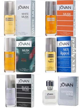 Jovan祖梵男士古龙水热带麝香/黑麝香/白麝香/麝香/性感男士/人参