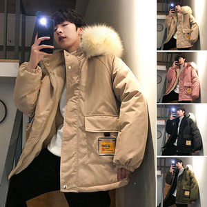 主推/加绒可拆卸大毛领棉衣男棉服外套连帽棉袄男 MY61-P75 控108图片