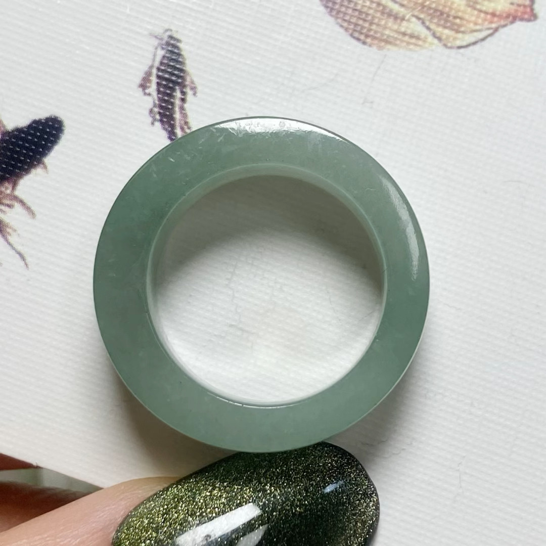 5190号天然缅甸a货冰晴底方口戒圈13号一图一物,珠宝/钻石/翡翠,戒指/指环,淘宝优惠券,粉丝福利购,淘宝优惠卷