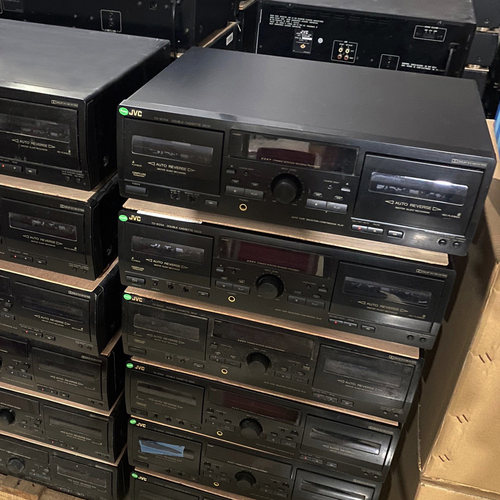 JVC双卡录音卡座双卡循环播放