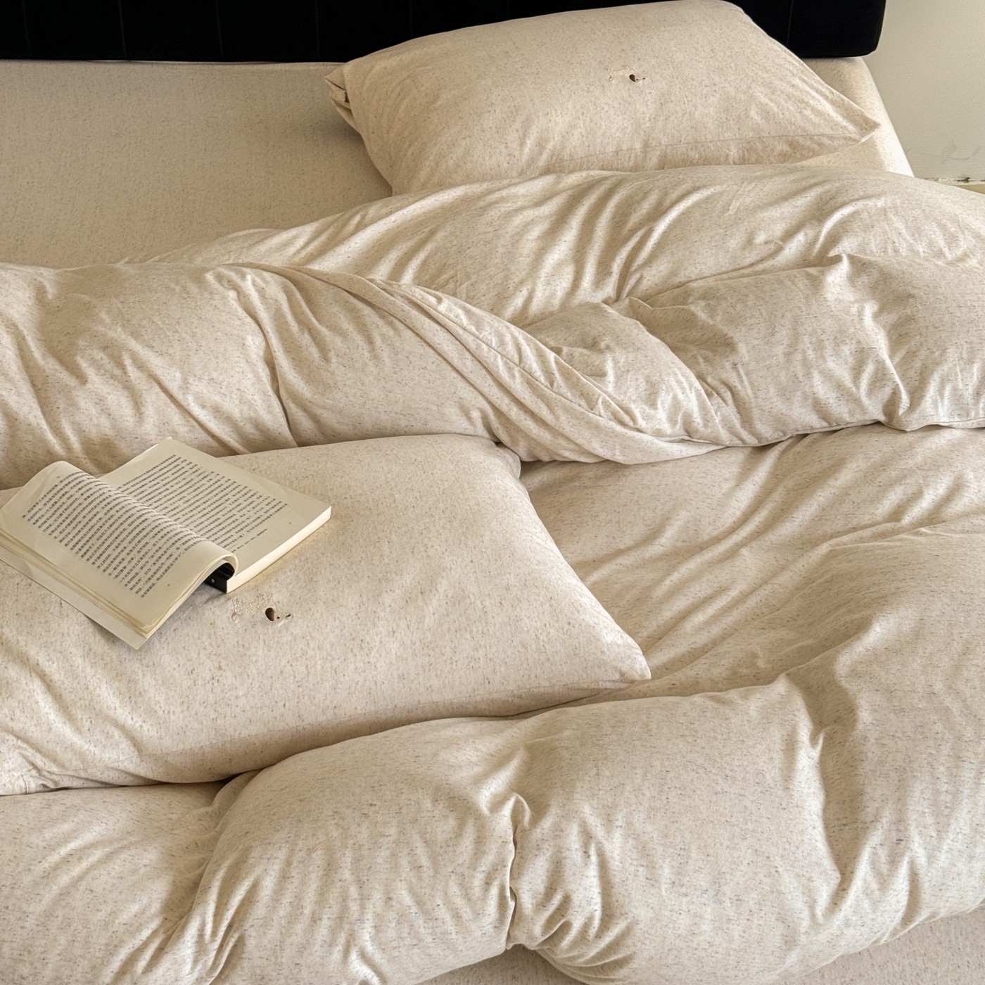 A类柔软全棉针织棉色织四件套