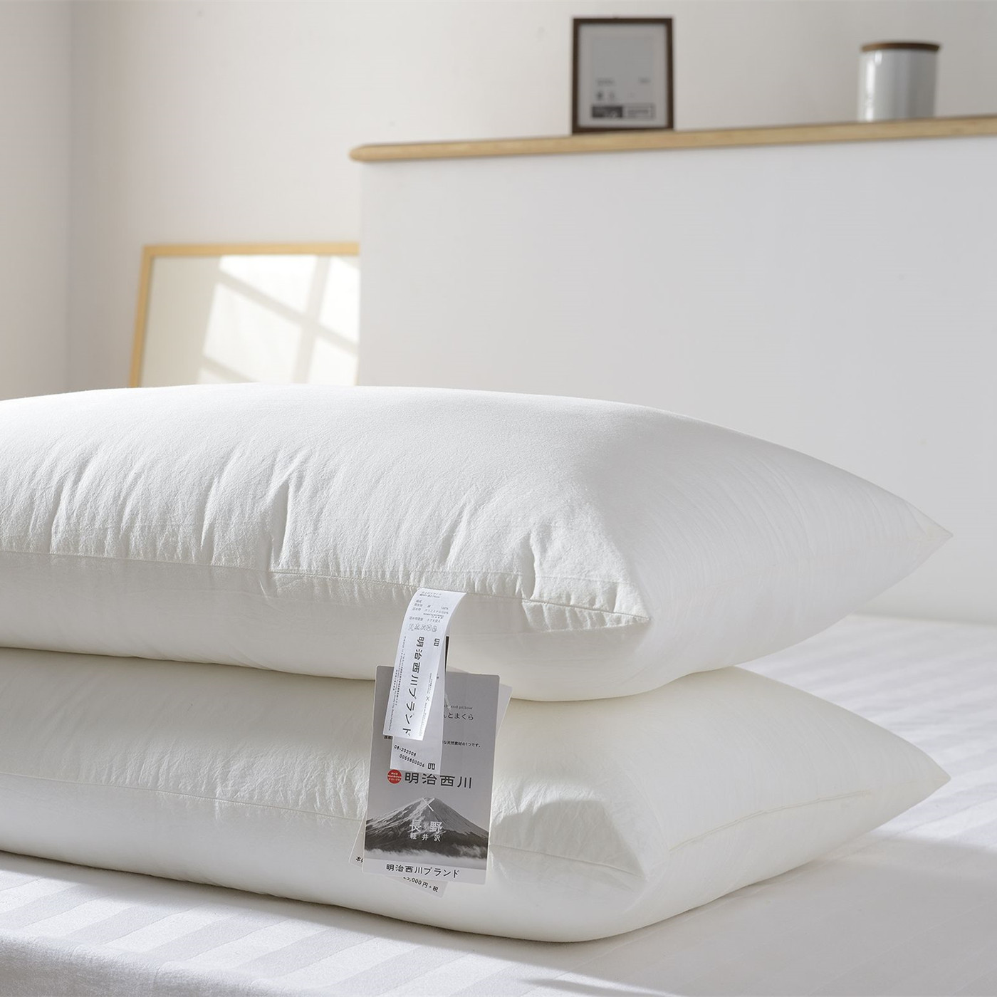 柔软枕芯 日式酒店用纯白色简约矮枕低枕回弹性好单人枕头