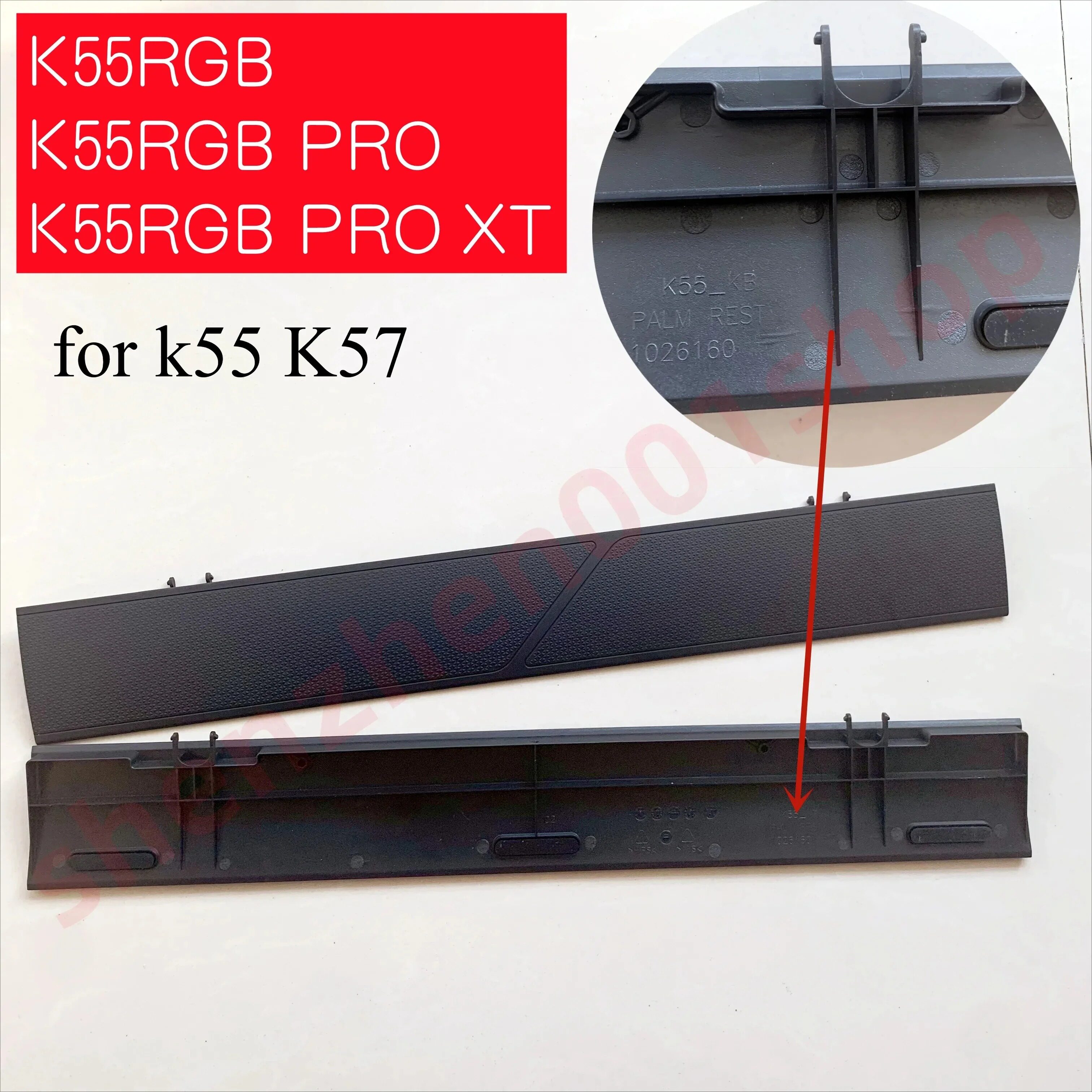 美商海盗船K55 RGB K55 RGB PR0/RGB XT手托机械键盘原装手托掌托