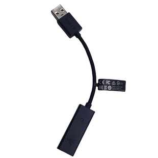 Razer雷蛇旋风黑鲨V2/BlackShark V2 THX声卡适配器3.5mm音频