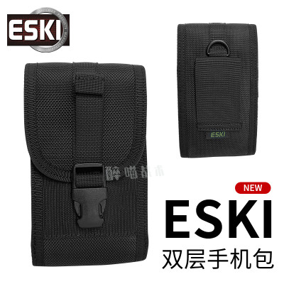 eski防水耐磨登山穿皮带运动腰包