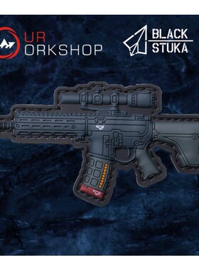 OurWorkshop Q版武器章 TTI 定制AR15  臂章 PVC魔术贴 士气章