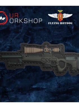 OurWorkshop Q版武器章 LR4 26W PVC魔术贴 臂章 士气章