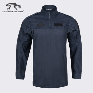猛虎营G13战术蛙服上衣户外体能训练耐磨训练服长袖 立领透气18