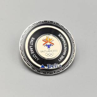 2002年盐湖城冬奥会赞助商达美航空企业文化系列徽章