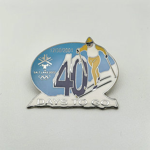 2002年盐湖城冬奥会 赞助商-智越咨询徽章 盐湖城星条旗会徽