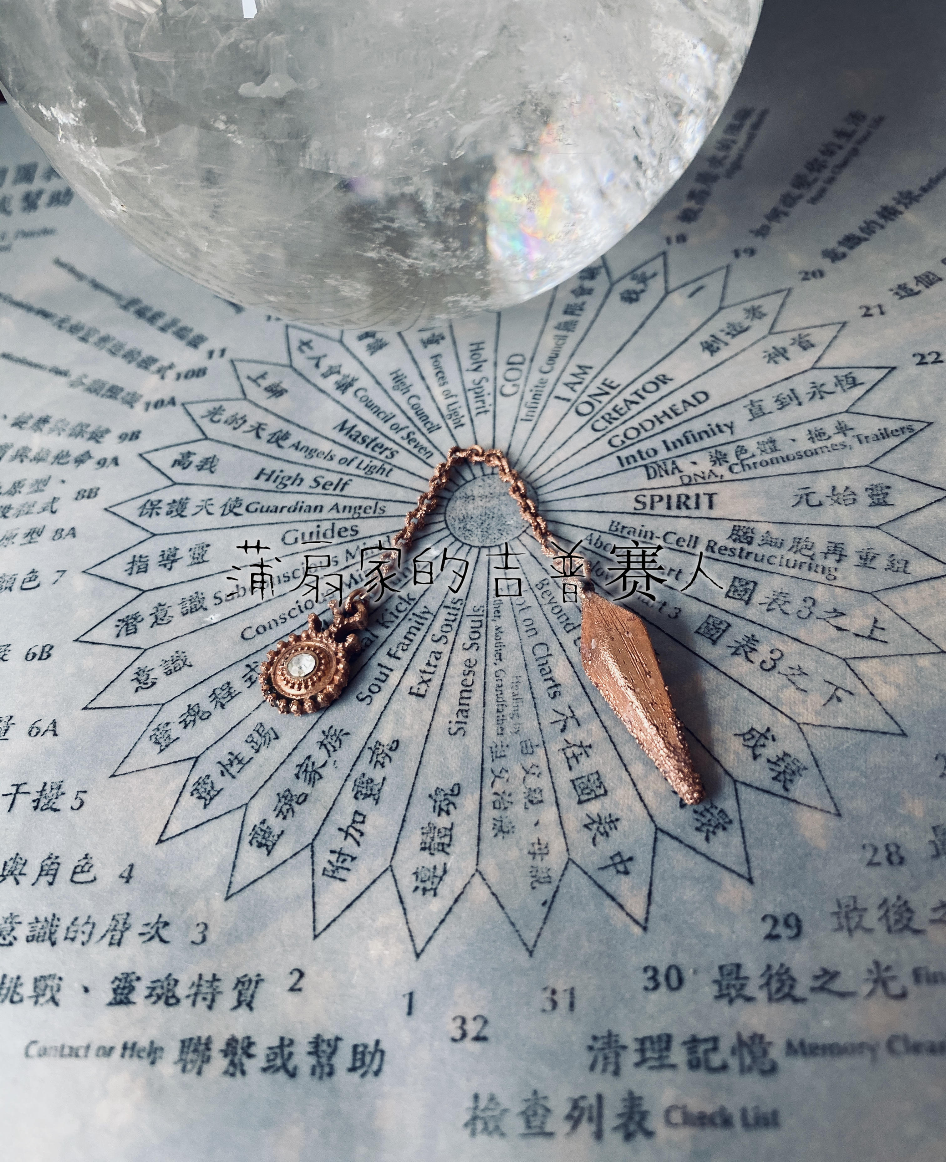 psj吉普赛 美国定制 srt大天使亚列尔金属灵摆 吊坠 欧美灵摆