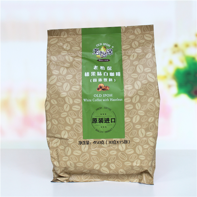 临期 买1送1 马来西亚进口零食品 老怡宝榛果味白咖啡15包450克