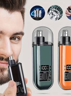 Suitable for men, USB charging nose and ear hair trimmer por