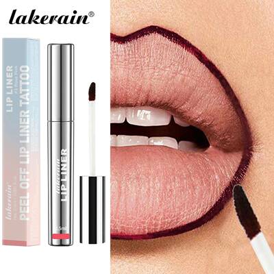 1PCS Highly Pigmented Lip Liner Tattoo Matte Peel Off Enhanc