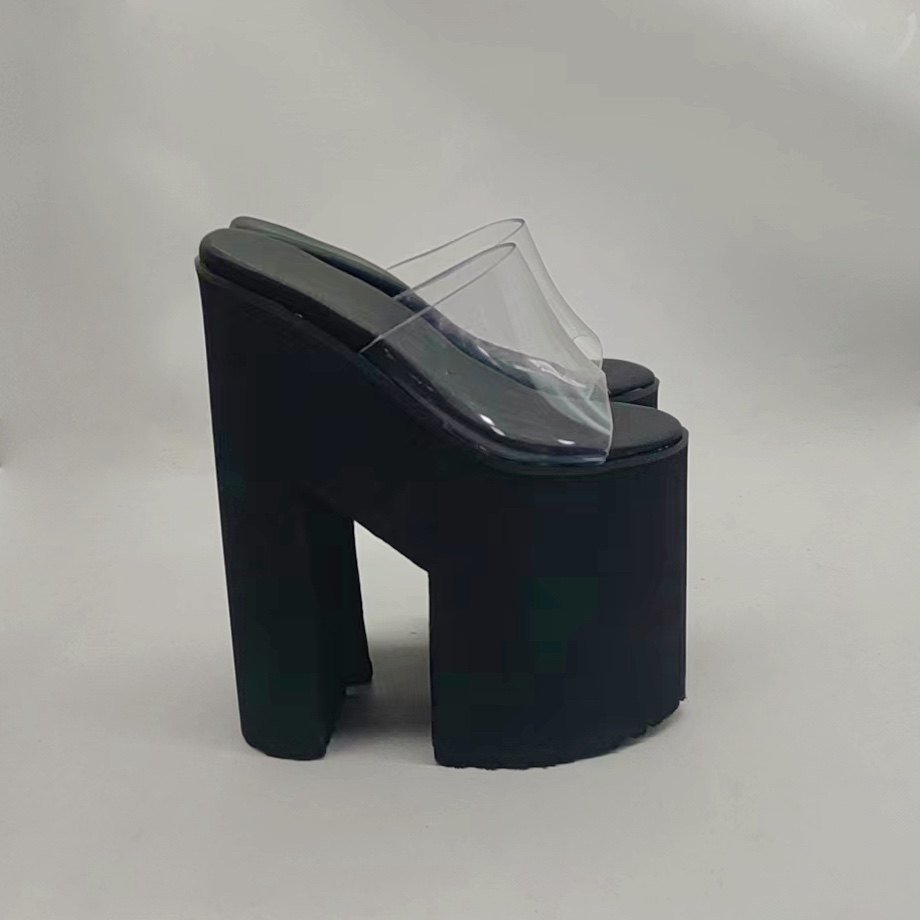 店主实拍增高23cm拖鞋凉鞋超高跟婚鞋舒适配婚纱伴娘服演出主持人,女鞋,罗马凉鞋,淘宝优惠券,粉丝福利购,淘宝优惠卷