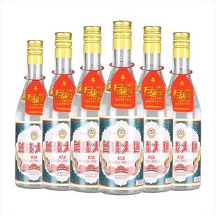特价42度五粮型新兰陵大曲纯粮食酒浓香白酒正品6瓶价格近地包邮