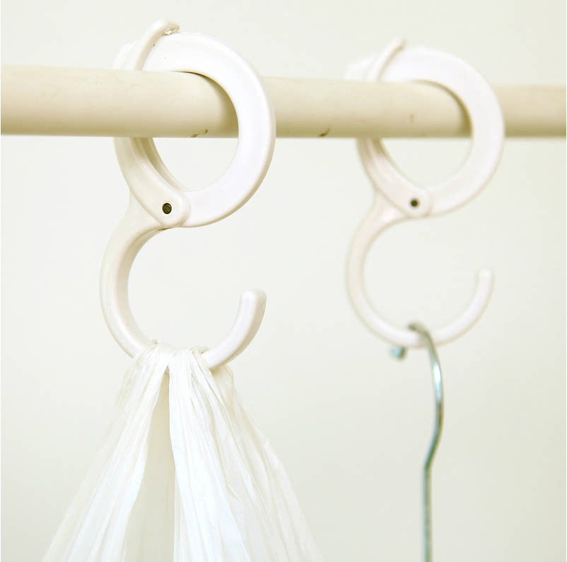 日本版km家用车用卡位挂钩桌边挂钩横杆挂钩s钩2枚防风多用挂钩