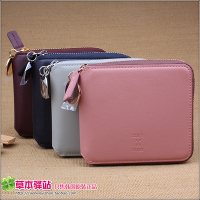 免税店正品设计师小众真皮钱包