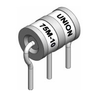 陶瓷气体放电管 防雷管 UN3E6-75MM 3R75 6*8 75V 直插3个脚