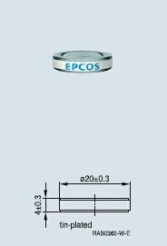 EPCOS陶瓷气体放电管D20-A800XP B88069X7691B301 大功率 800V