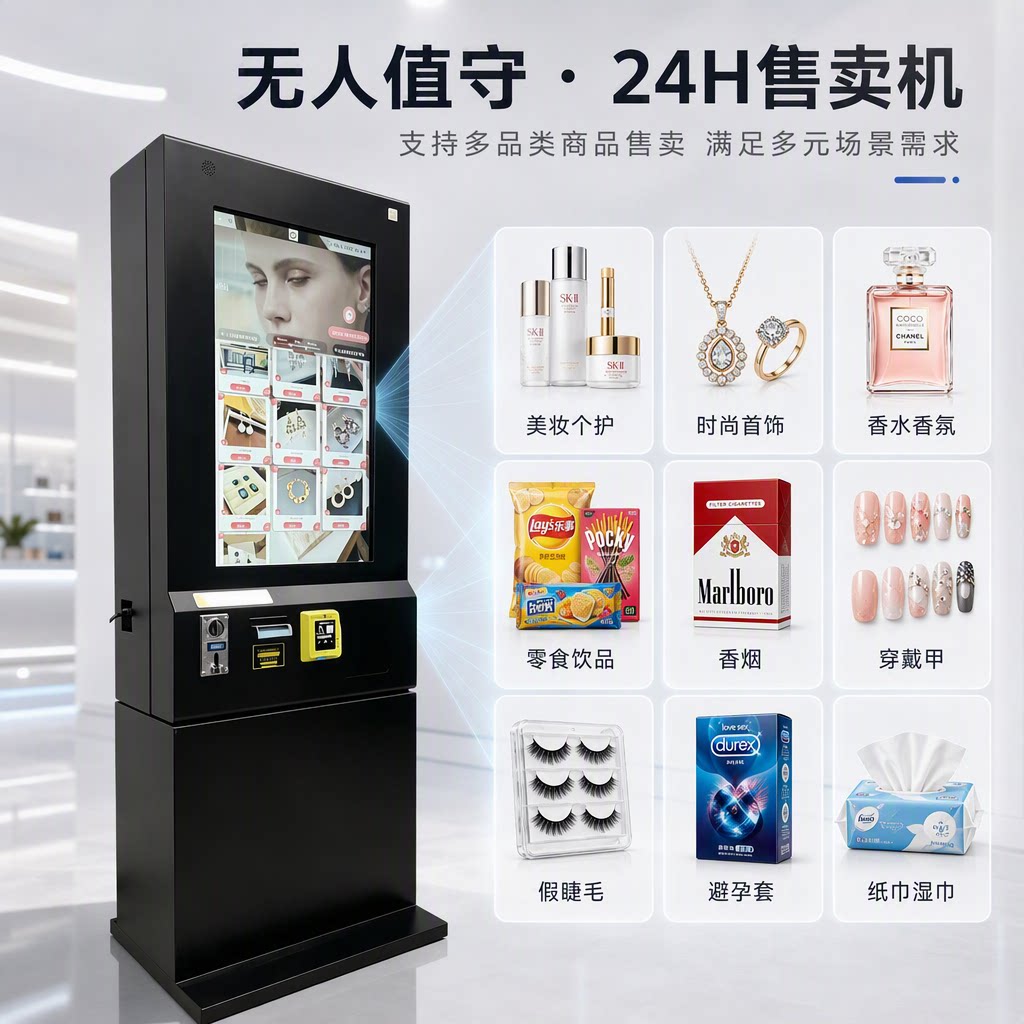 出口小型售货机24小时无人售卖
