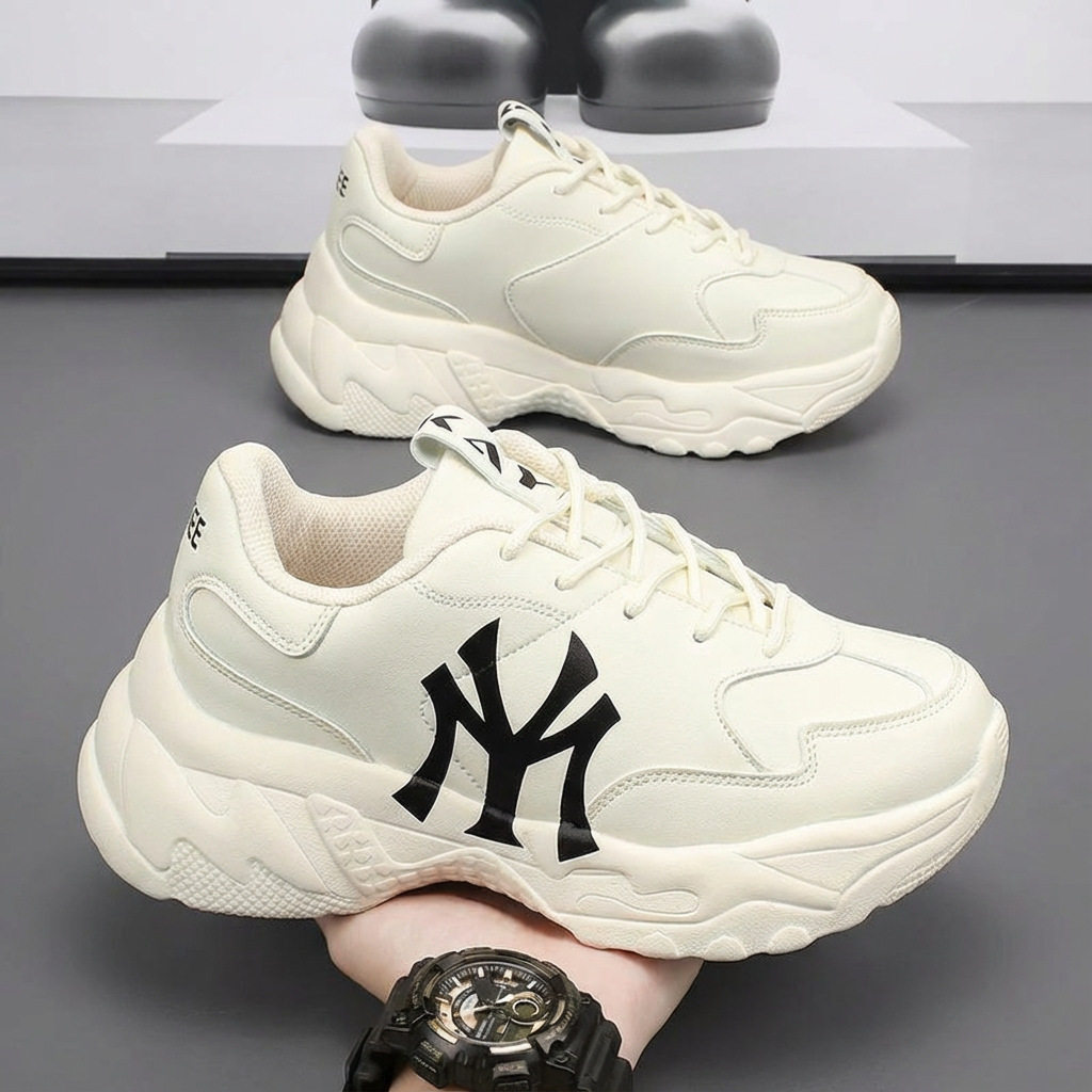 白色素面厚底男情侣款轻便运动鞋潮流青春板鞋系带小白鞋男抖音密,女鞋,时尚休闲鞋,淘宝优惠券,粉丝福利购,淘宝优惠卷