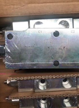 Oleoweb意大利双向管式油缸控制阀VBCD1202S-20R平衡阀VBLF3802S