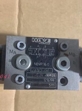 哈威 HAWE 液压阀  NBVP16G-A5E2-GM-G24